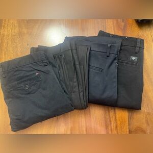 BUNDLE 4 Men’s Black Dress Pants